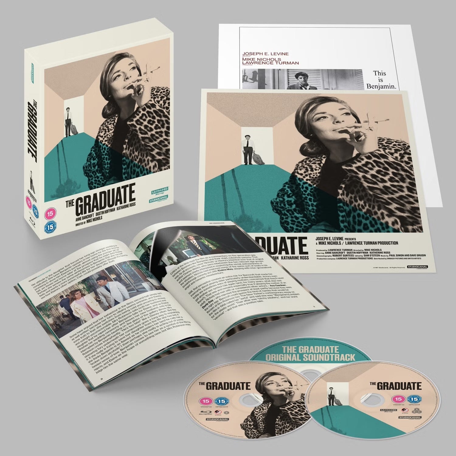 Выпускник (1967) (англ. язык) (4K UHD + Blu-ray + CD) Collector's Edition