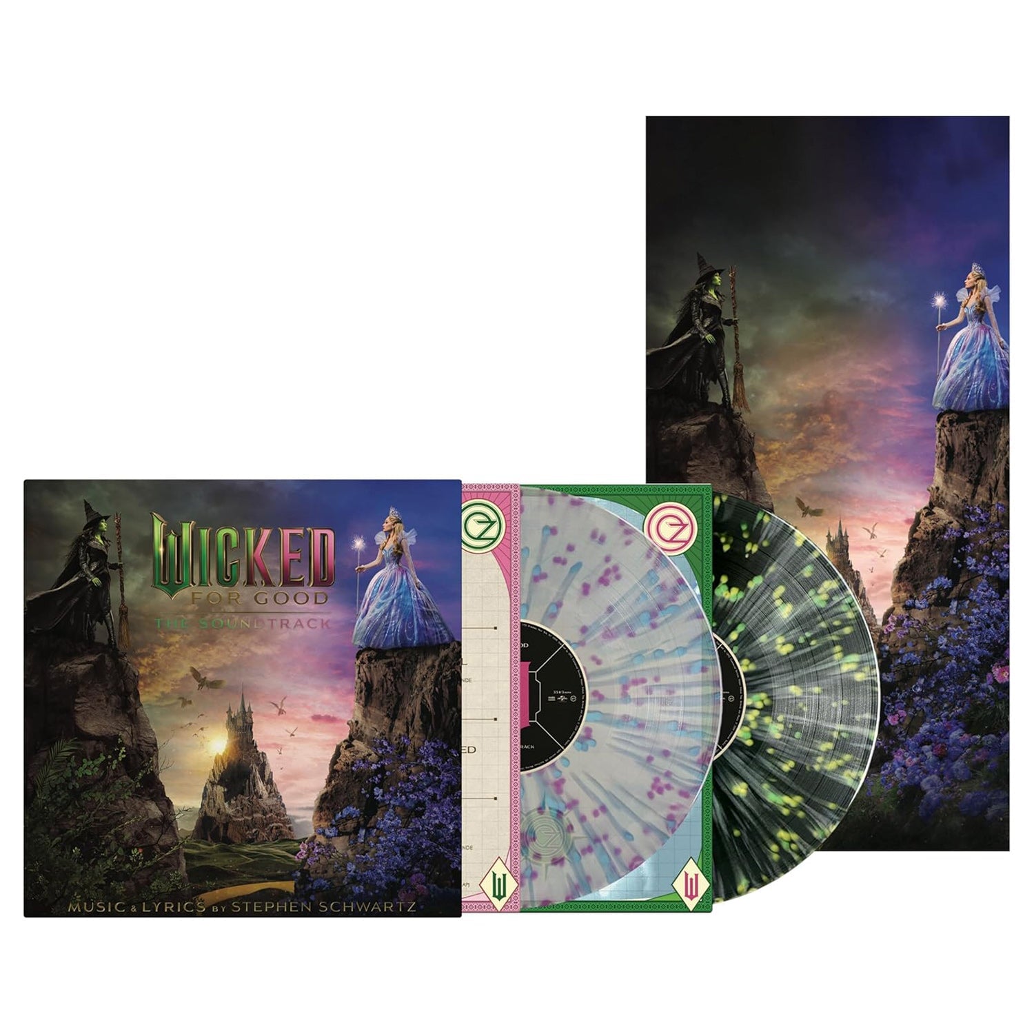 Wicked: For Good: The Soundtrack (Exclusive Splatter Vinyl with Alt Art 2LP)
