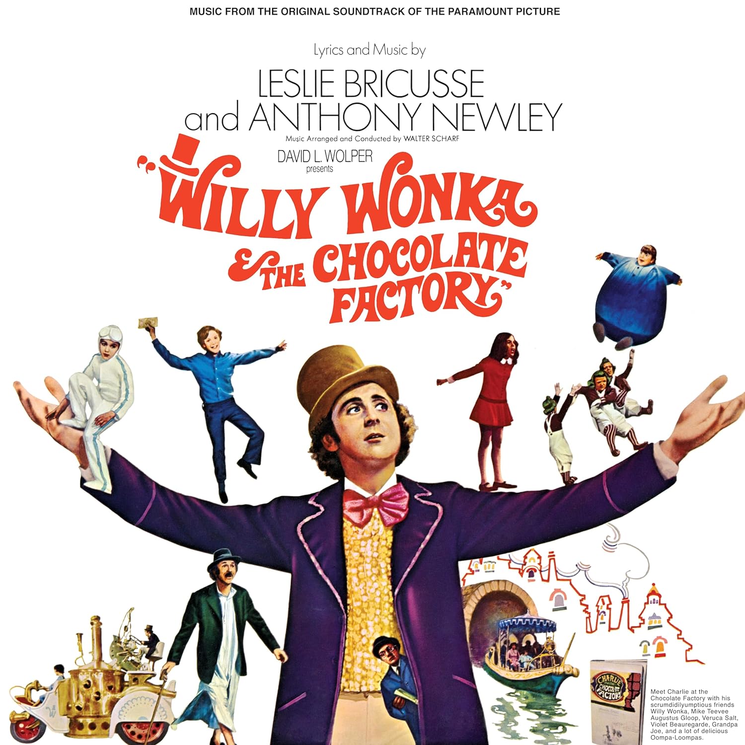 Willy Wonka & The Chocolate Factory (Music From The Motion Picture Soundtrack) (Color Vinyl LP)