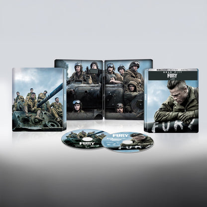 Ярость (2014) (4K UHD + Blu-ray) Steelbook