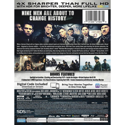 Ю-571 (2000) (англ. язык) (4K UHD + Blu-ray) Steelbook [25th Anniversary Edition]