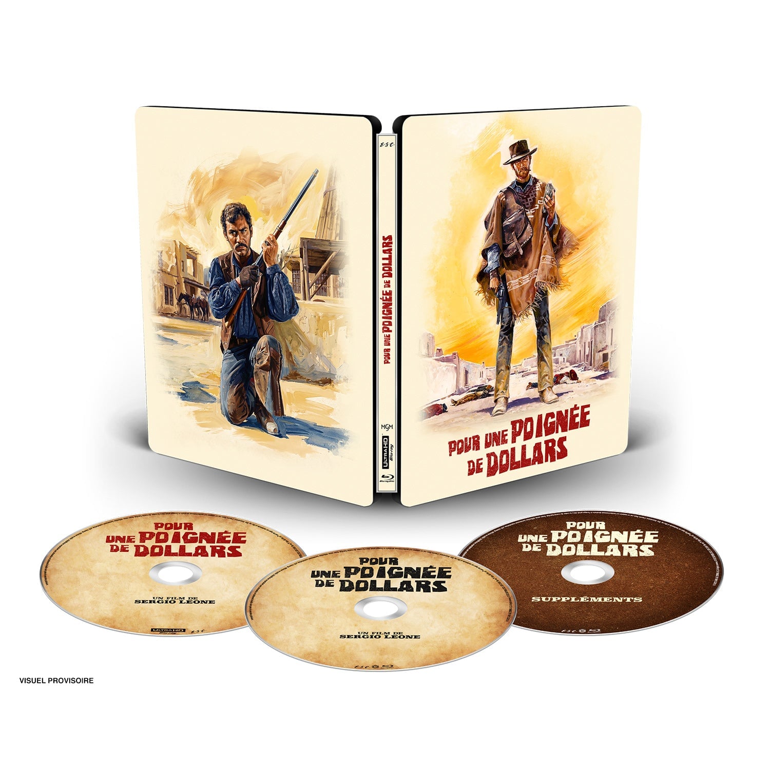 За пригоршню долларов (1964) (англ. язык) (4K UHD + 2 Blu-ray) Steelbook