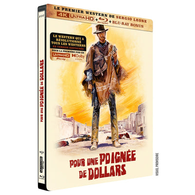 За пригоршню долларов (1964) (англ. язык) (4K UHD + 3 Blu-ray) Steelbook Limited Collector's Edition