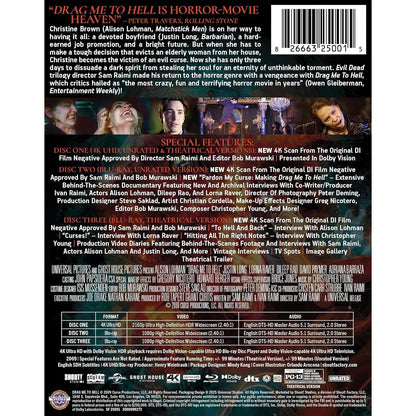 Затащи меня в Ад (2009) (англ. язык) (4K UHD + 2 Blu-ray) Steelbook