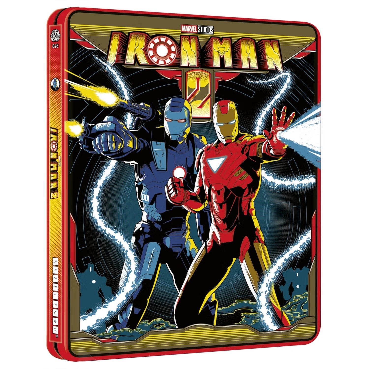 Железный человек 2 (англ. язык) (4K UHD + Blu-ray) Mondo #048 Steelbook