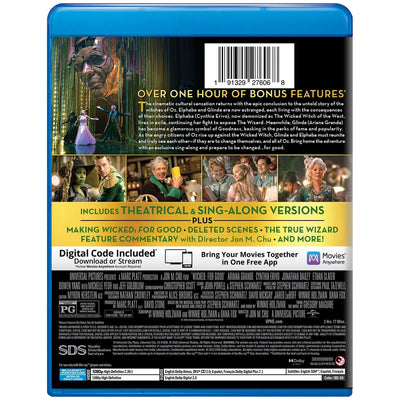 Злая. Часть 2 (2025) (англ. язык) (Blu-ray)