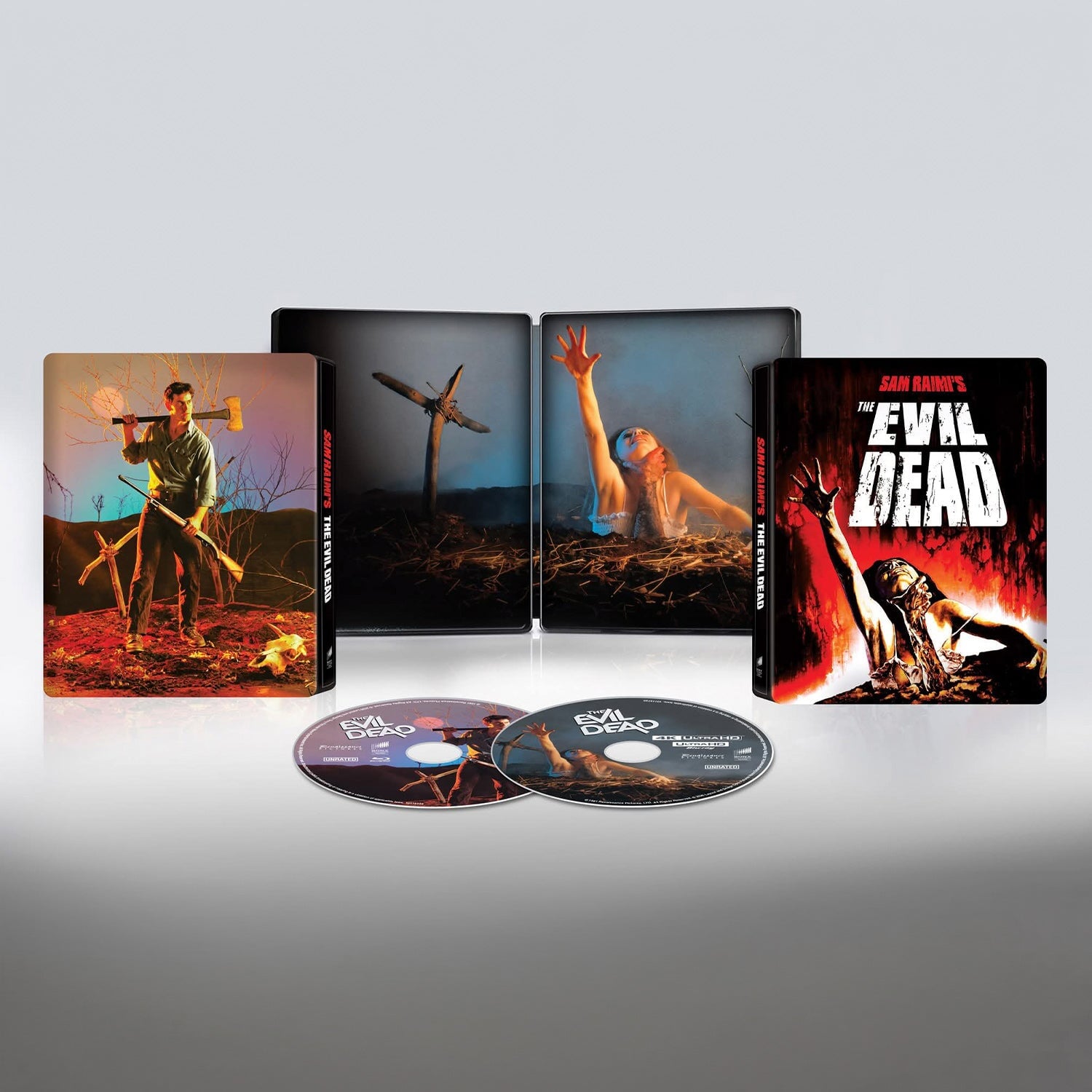 Зловещие мертвецы (1981) (англ. язык) (4K UHD + Blu-ray) Steelbook [45th Anniversary]