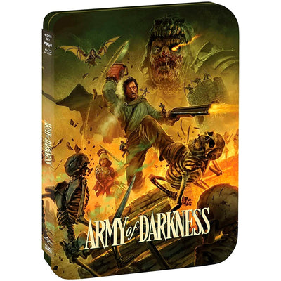 Зловещие мертвецы 3: Армия тьмы (1992) (англ. язык) (4K UHD + Blu-ray) Steelbook