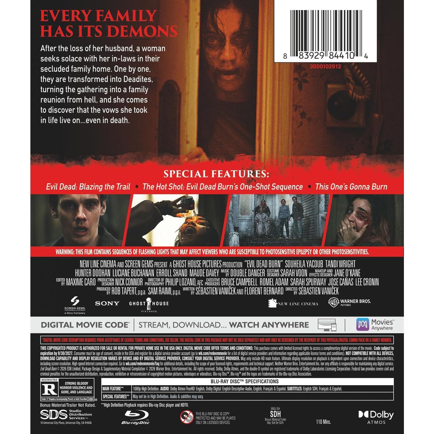 Зловещие мертвецы: Пекло (2026) (англ. язык) (Blu-ray)