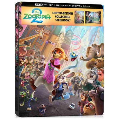 Зверополис 2 (2025) (англ. язык) (4K UHD + Blu-ray) Steelbook