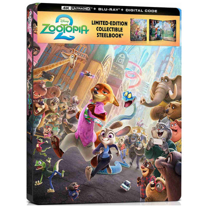 Зверополис 2 (2025) (англ. язык) (4K UHD + Blu-ray) Steelbook
