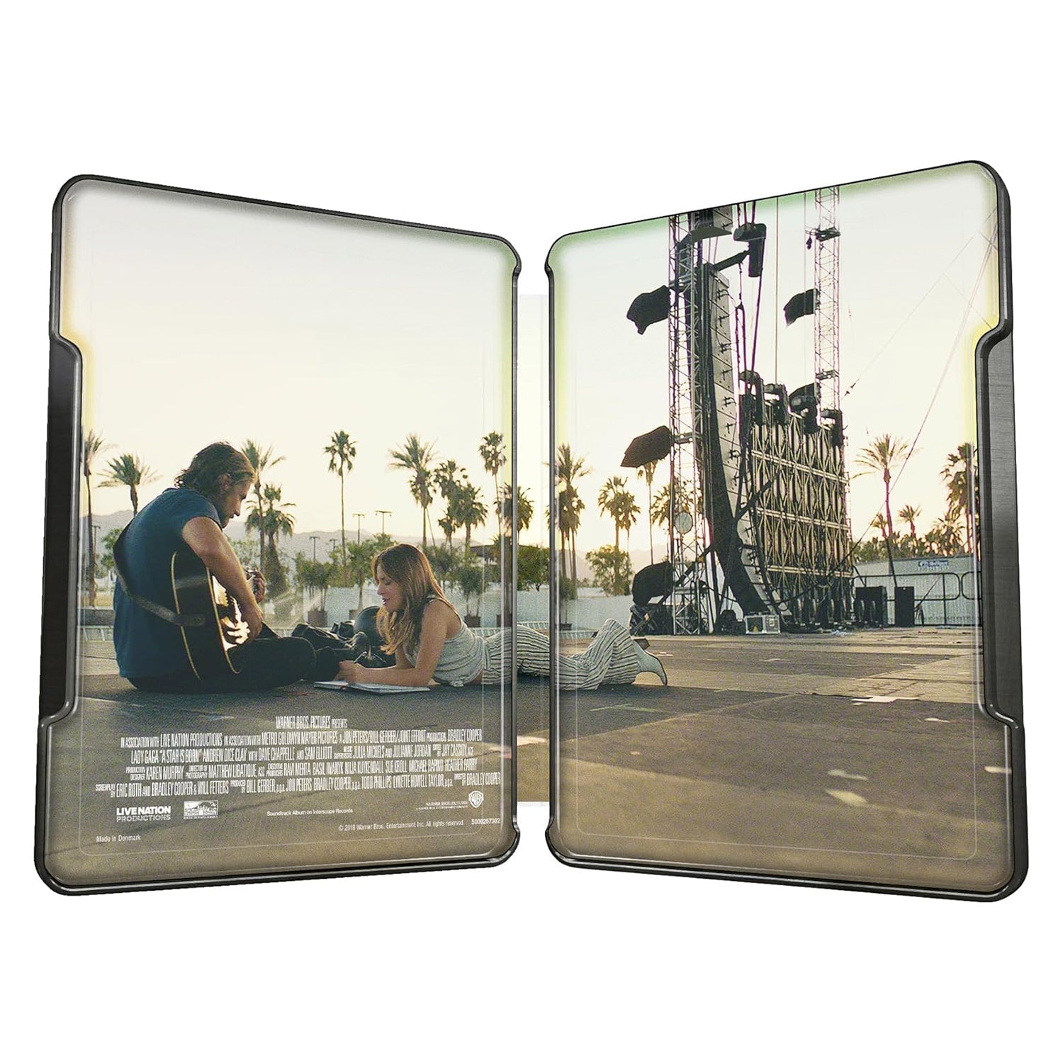 Звезда родилась (2018) (4K UHD + Blu-ray) Steelbook