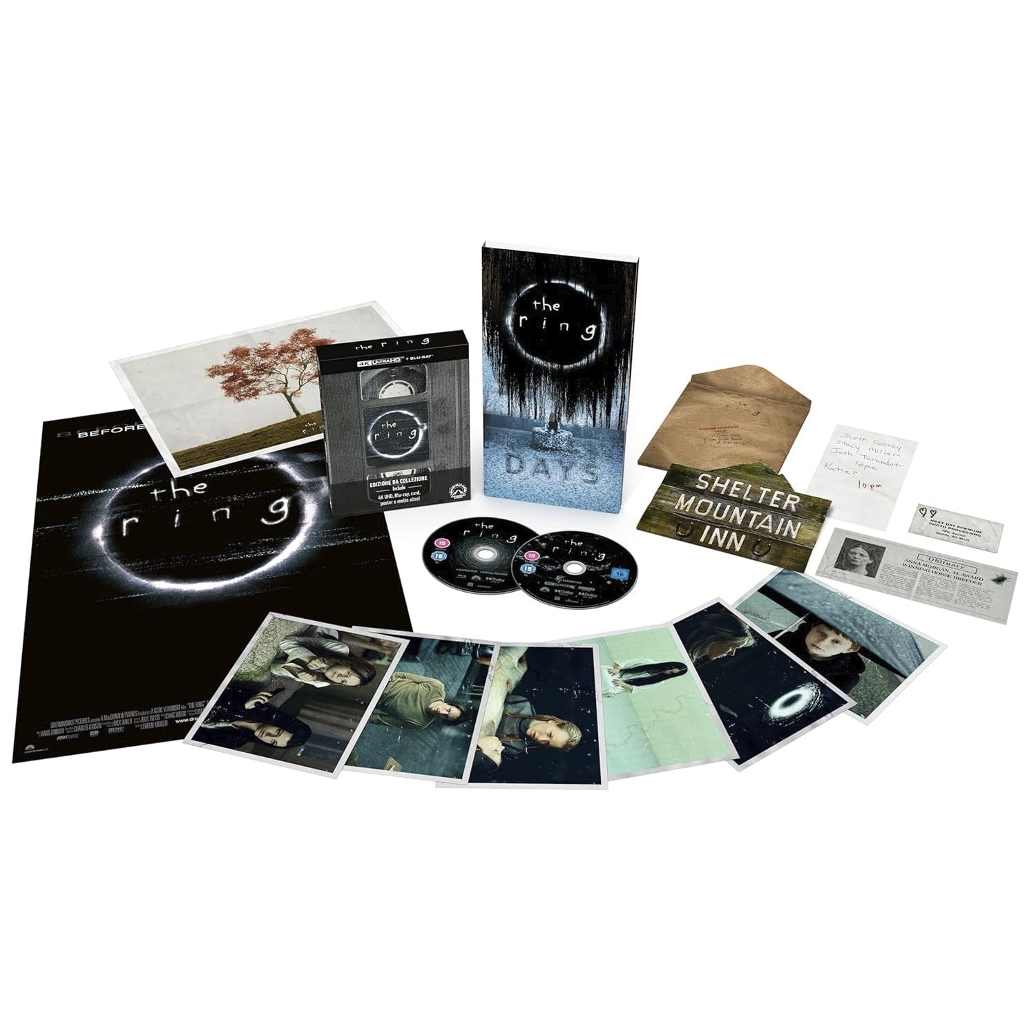 Звонок (2002) (англ. язык) (4K UHD + Blu-ray) Steelbook Collector's Edition