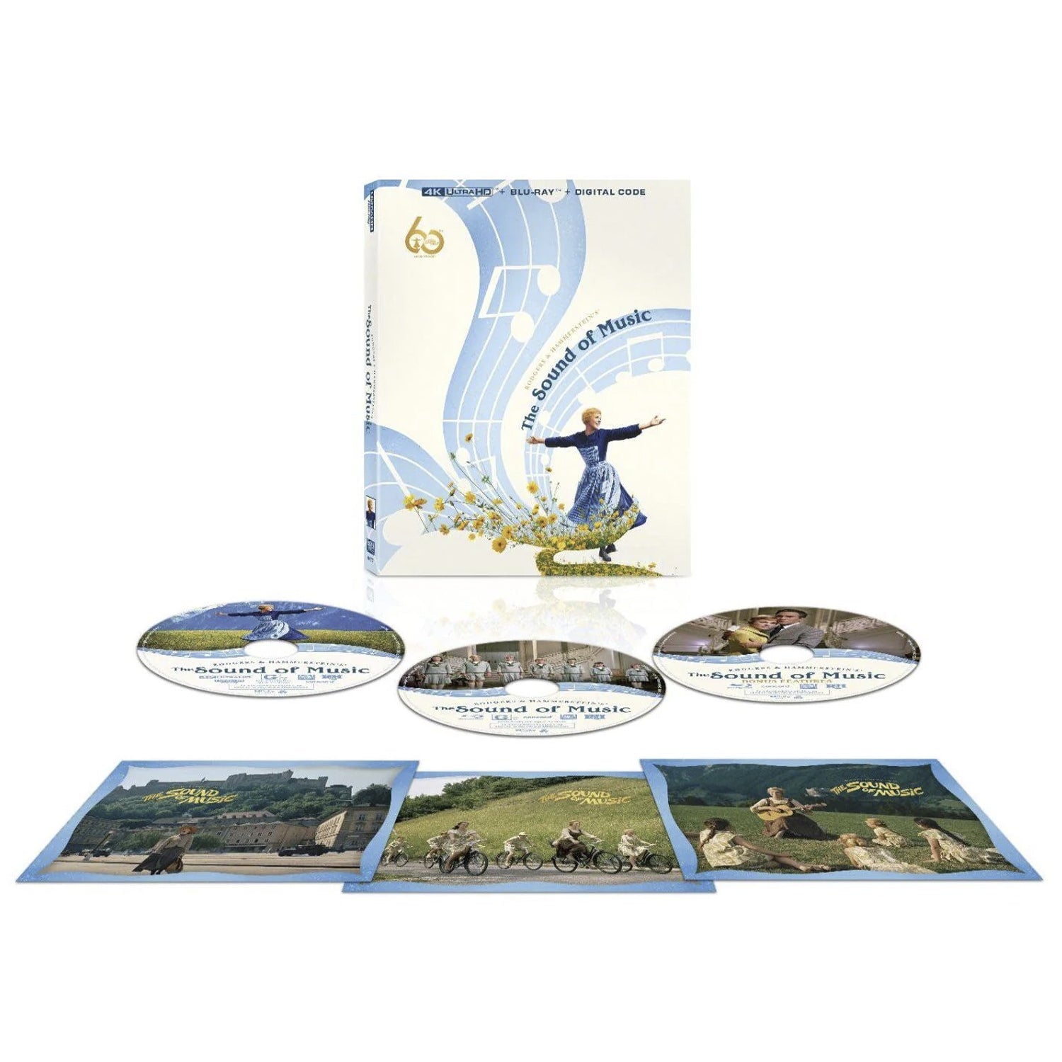 Звуки музыки (1965) (англ. язык) (4K UHD + Blu-ray + Blu-ray Bonus) [60th Anniversary]