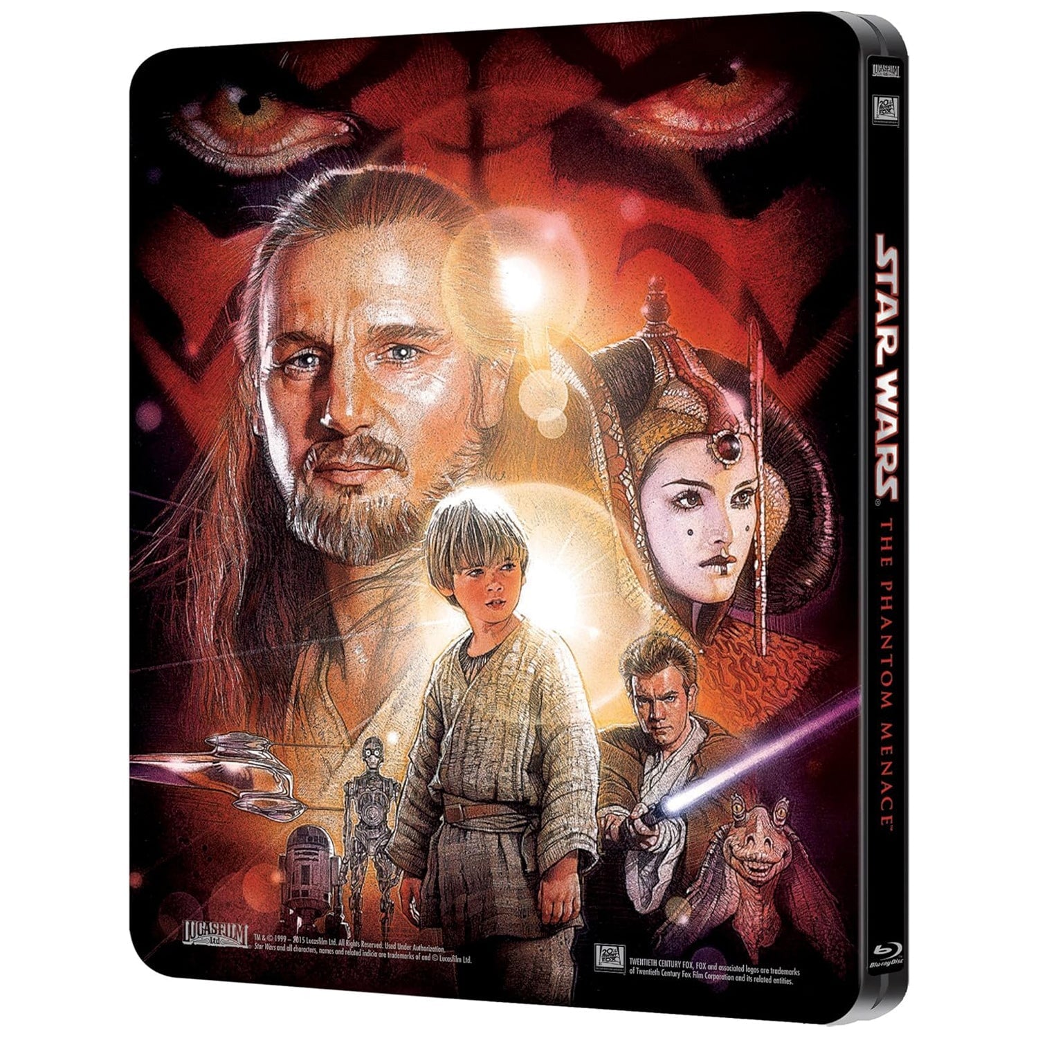 Звёздные войны: Эпизод I – Скрытая угроза (Blu-ray) Steelbook