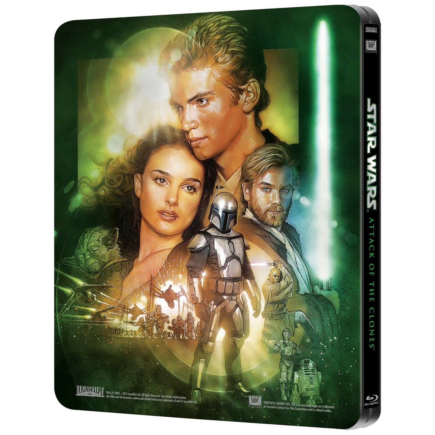 Звёздные войны: Эпизод II – Атака клонов (Blu-ray) Steelbook