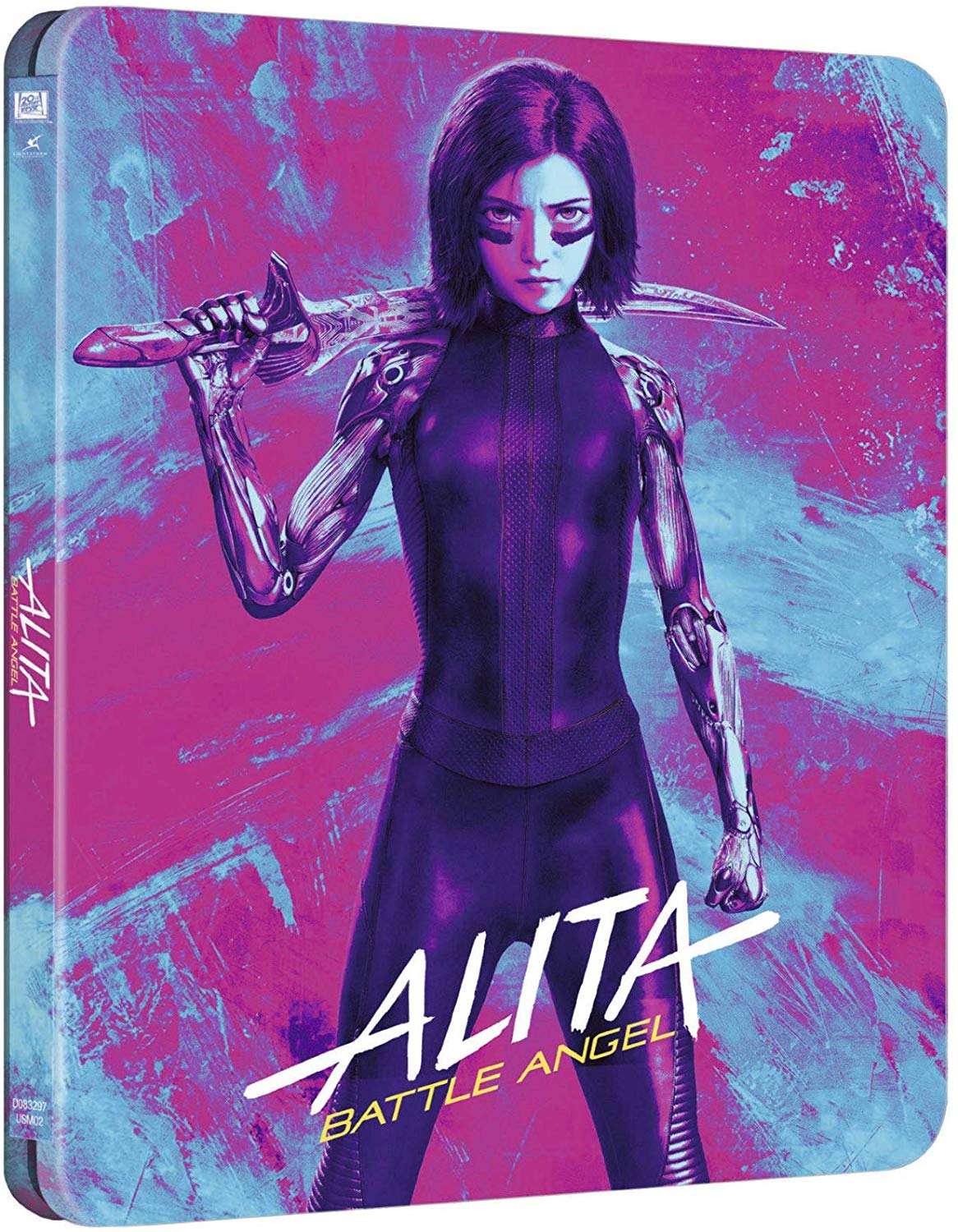 Алита: Боевой ангел 4K UHD (Blu-ray) Limited 4 disc Steelbook