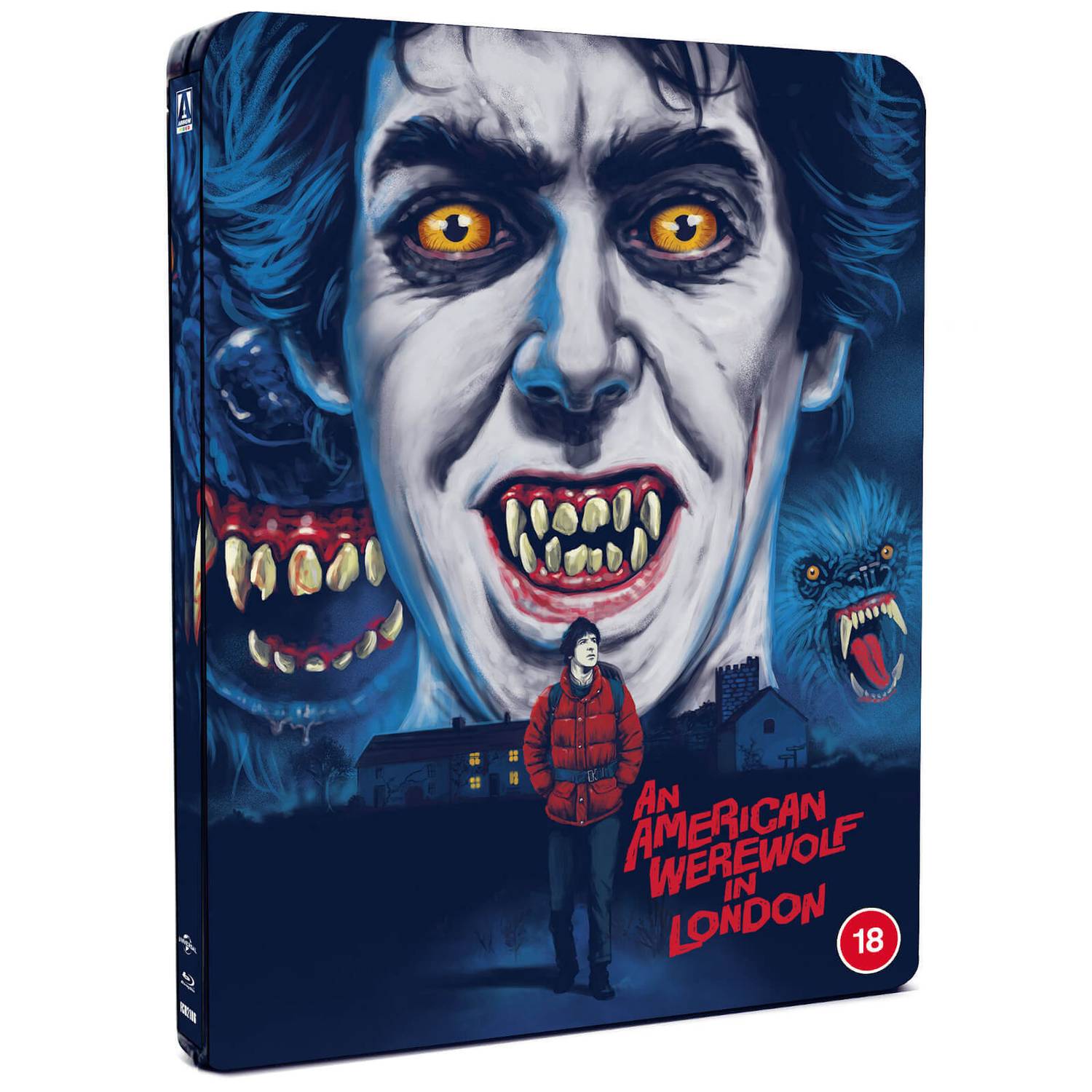 Американский оборотень в Лондоне (1981) (англ. язык) (Blu-ray) Steelbook Rigid Slipcase