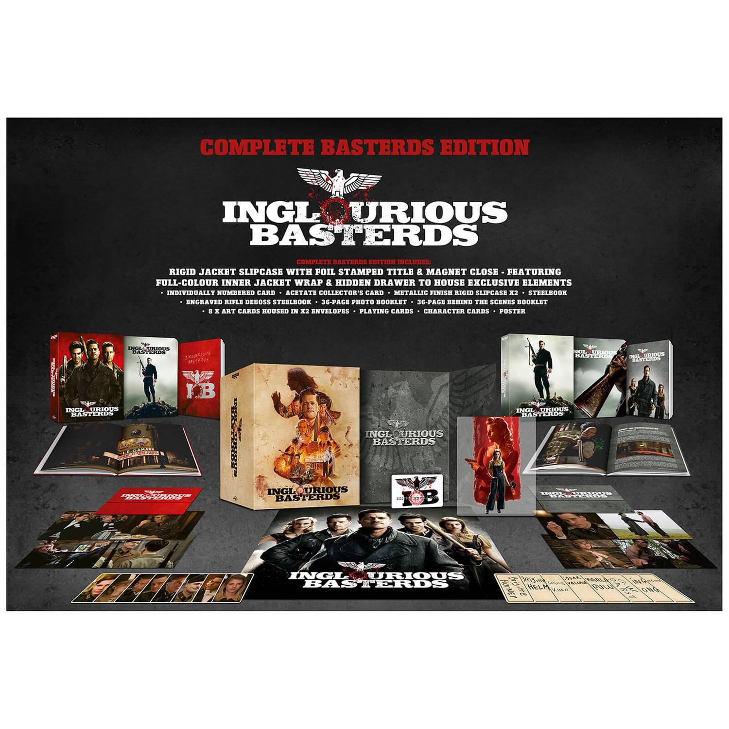 Бесславные ублюдки (англ. язык) Коллекционное издание Complete Basterds Edition (4K UHD + Blu-ray) Steelbook