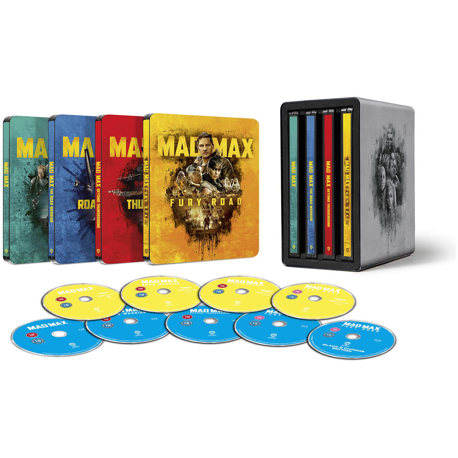 Безумный Макс: Антология (4K UHD + Blu-ray) Steelbook