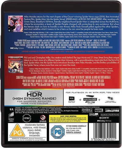 Человек-паук: Через вселенные / Паутина вселенных (4K UHD Blu-ray)