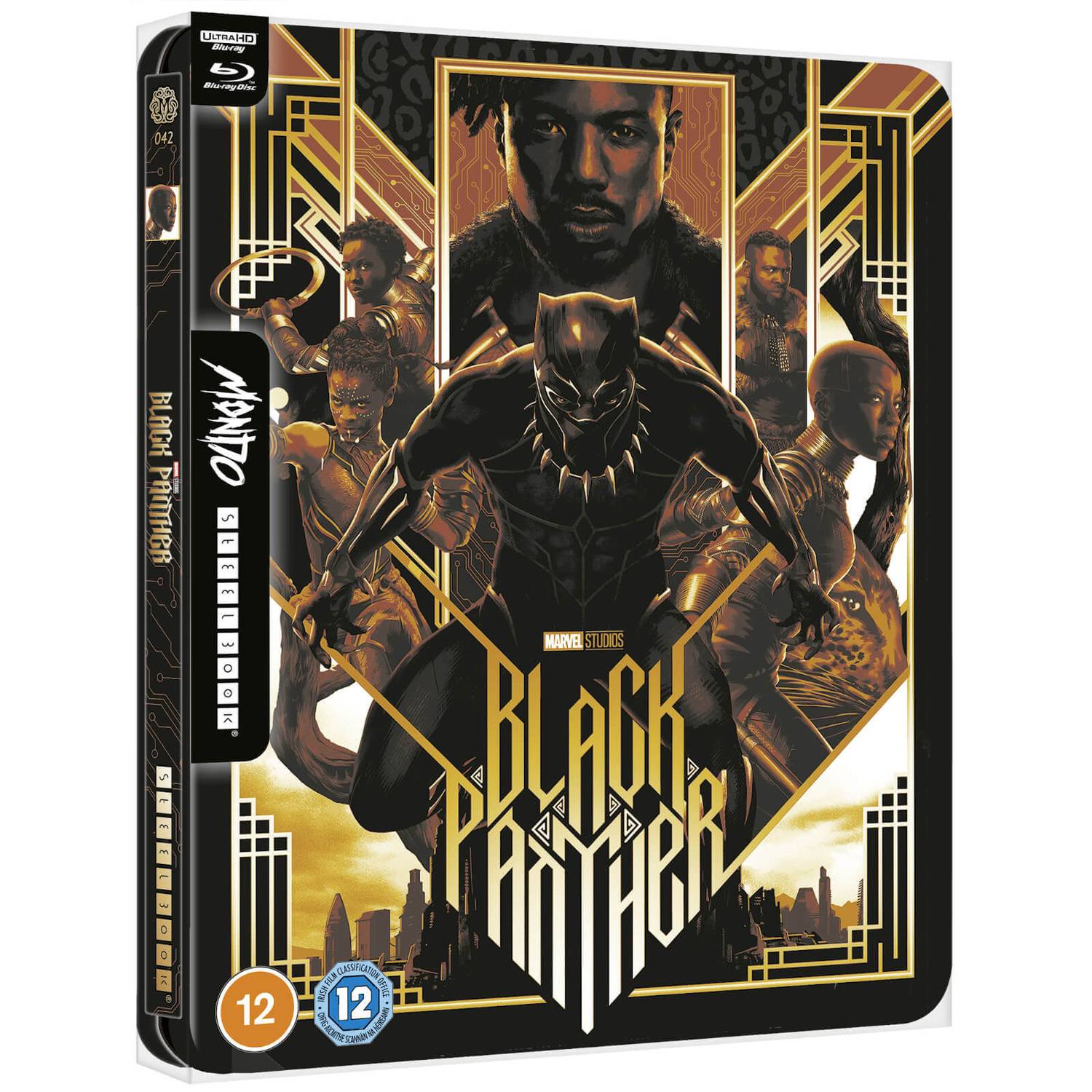 Чёрная Пантера (англ. язык) (4K UHD + Blu-ray) Mondo #042 Steelbook