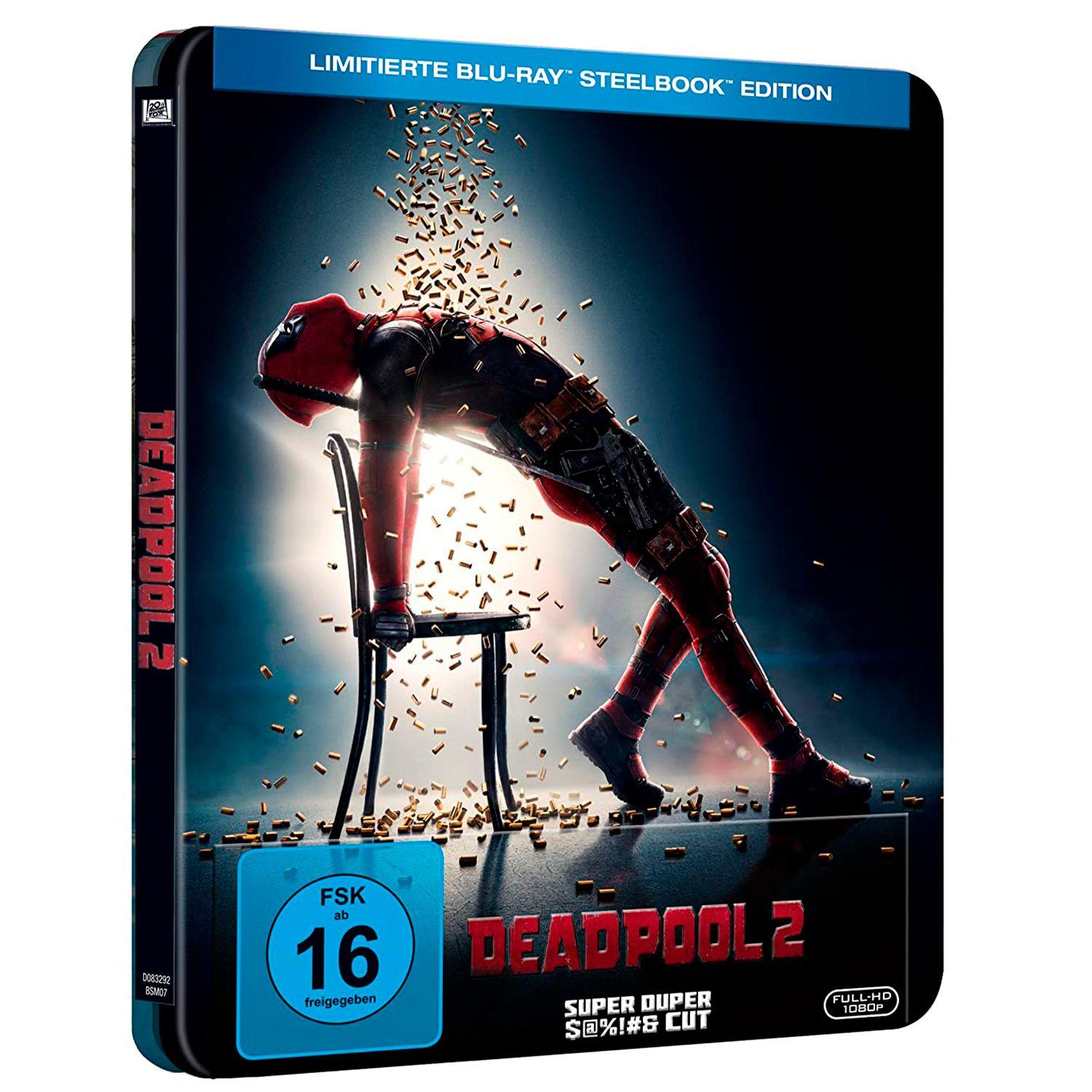 Дэдпул 2 [Режиссёрская версия] (Blu-ray) Steelbook [Flashdance Artwork]