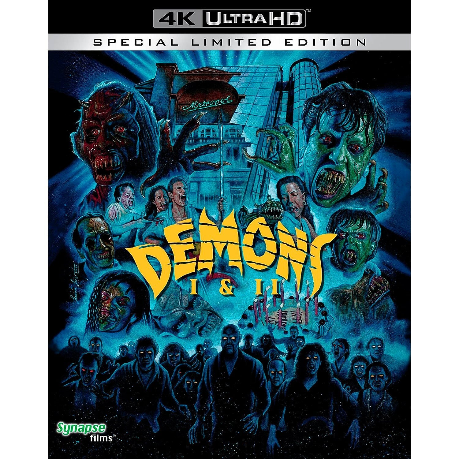 Demons 1-2 (1985-1986) (4K UHD Blu-ray) Limited Edition – Bluraymania