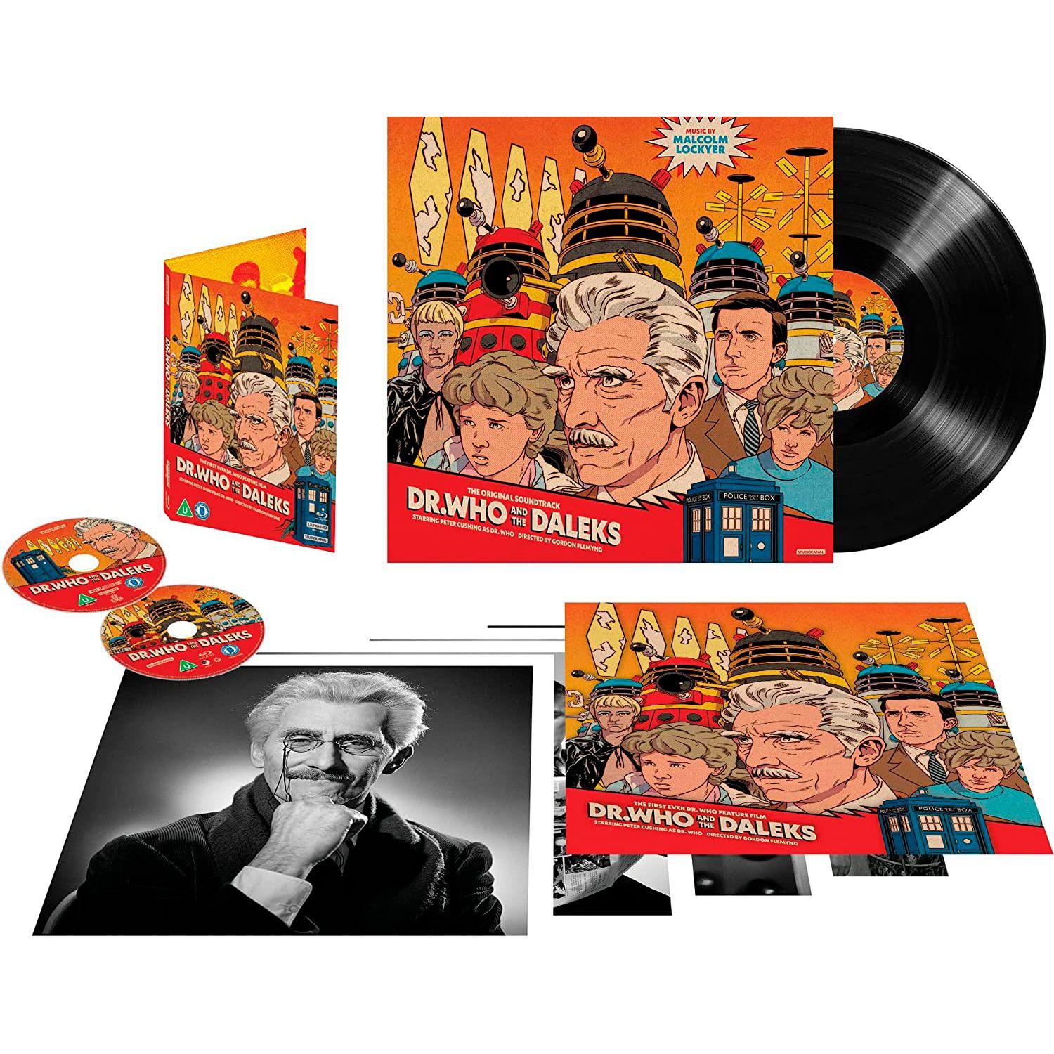 Доктор Кто и Далеки (1965) (англ. язык) (4K UHD + Blu-ray + LP) Vinyl Collector's Set