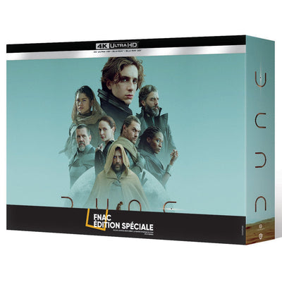 Дюна (2021) (англ. язык) (4K UHD + 3D + Blu-ray + CD) Коллекционное издание Steelbook