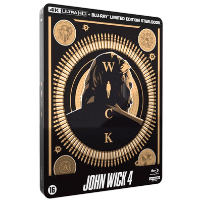 Джон Уик 4 (2023) (англ. язык) (4K UHD + Blu-ray) Steelbook