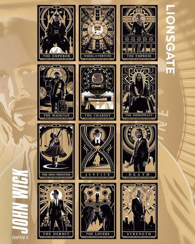 Джон Уик 4 (2023) (англ. язык) (Blu-ray) Limited Collector's Edition Steelbook