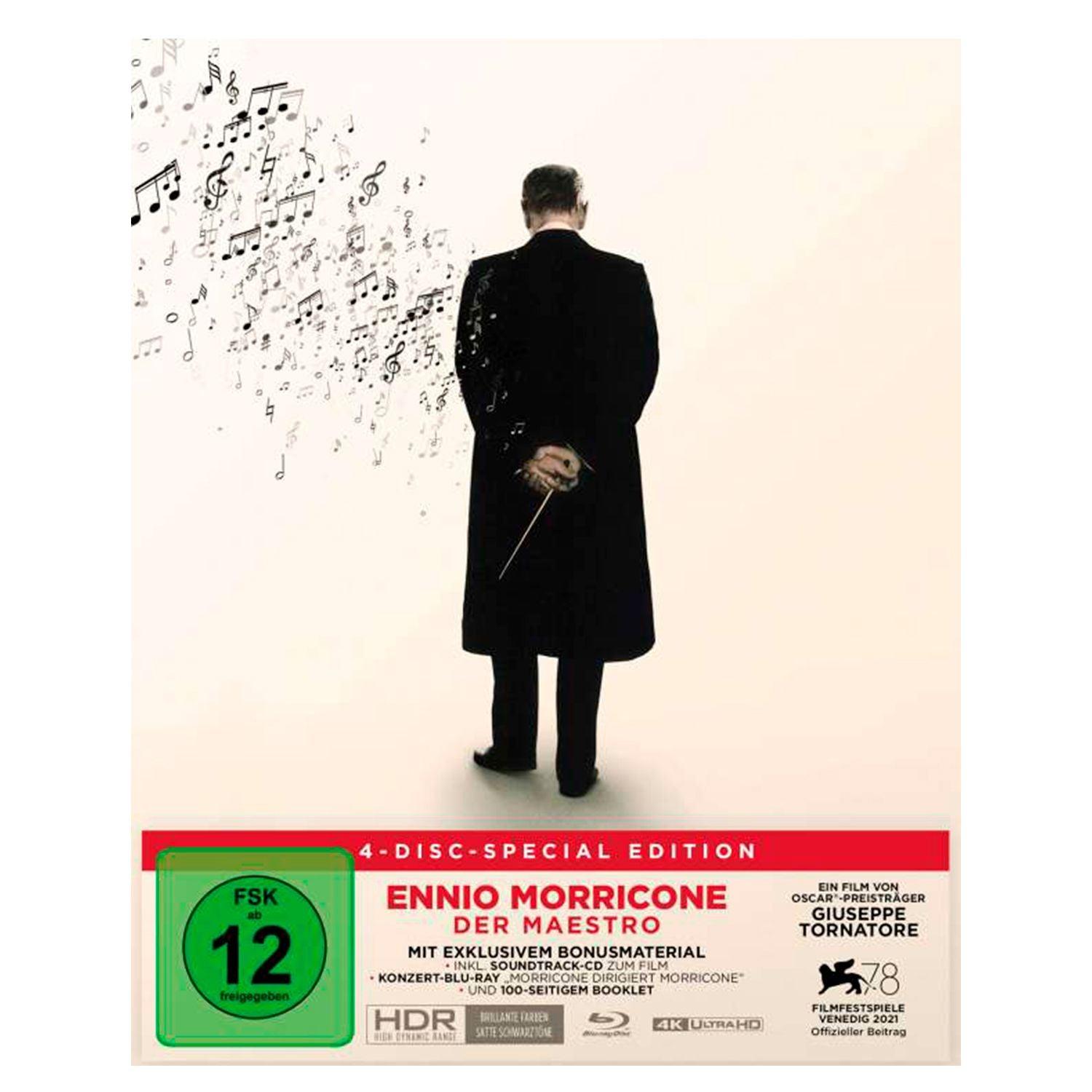 Ennio Morricone - The Maestro (Special Edition) (4K UHD + 2 Blu-ray + CD)