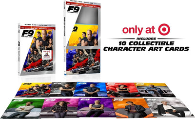 Форсаж 9 (англ. язык) (Blu-ray + DVD + 10 карточек) Коллекционное издание