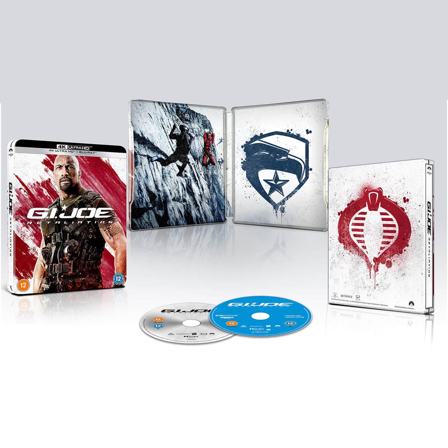 G.I. Joe: Бросок кобры 2 (4K UHD + Blu-ray) Steelbook