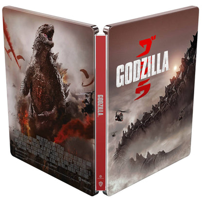 Годзилла (2014) (англ. язык) (4K UHD + Blu-ray) Steelbook