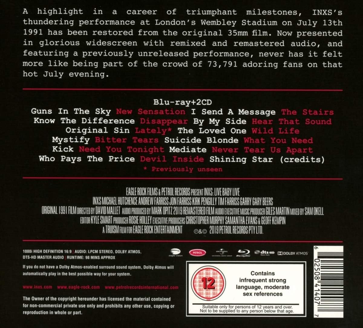 INXS: Live Baby Live (2CD + Blu-ray)