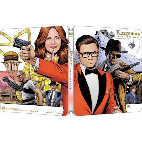 Kingsman: Золотое кольцо (Blu-ray) Steelbook