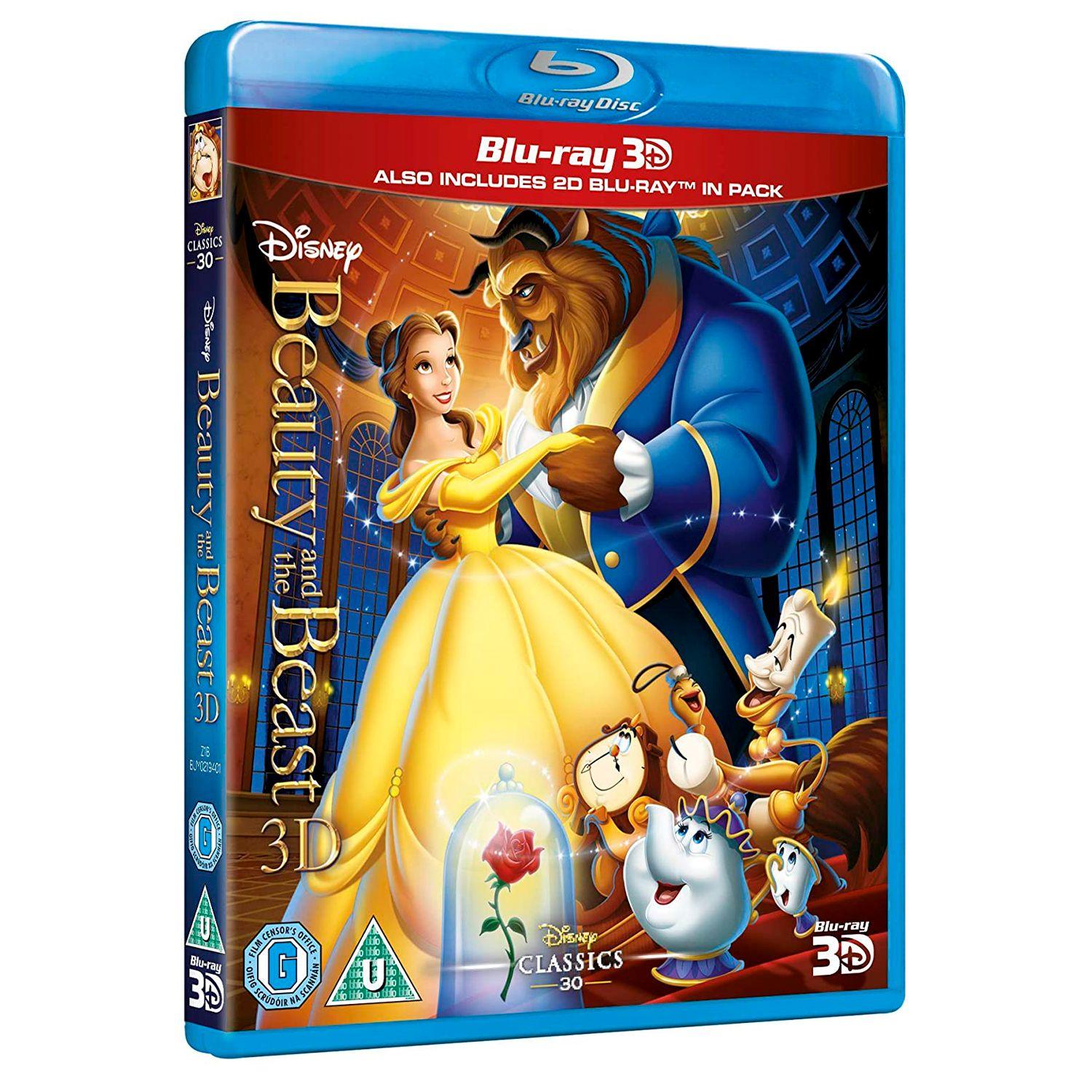 Красавица и чудовище 3D + 2D (2 Blu-ray)