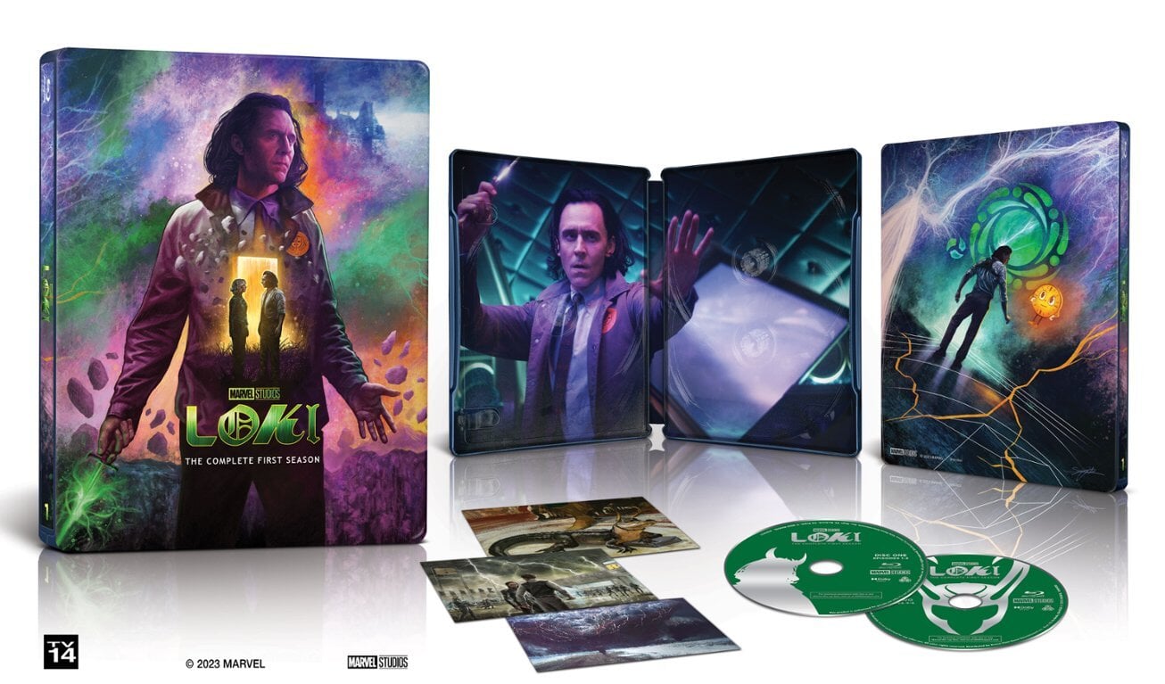 Локи: Сезон 1 (англ. язык) (2 Blu-ray) Steelbook (+ Art Cards)