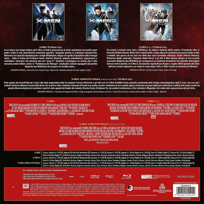 Люди Икс: Трилогия (3 Blu-ray) Vinyl Edition