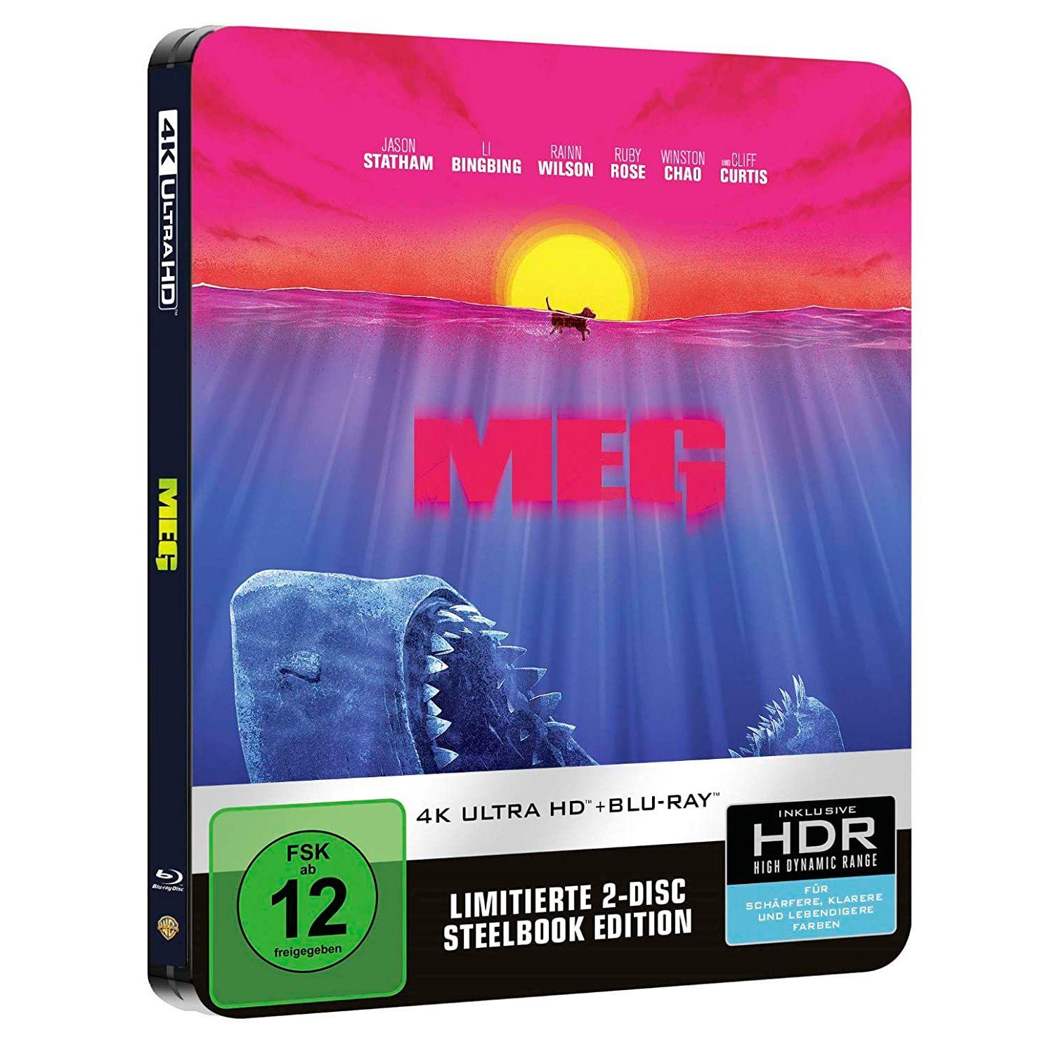 Мег: Монстр глубины (4K UHD Blu-ray) Steelbook