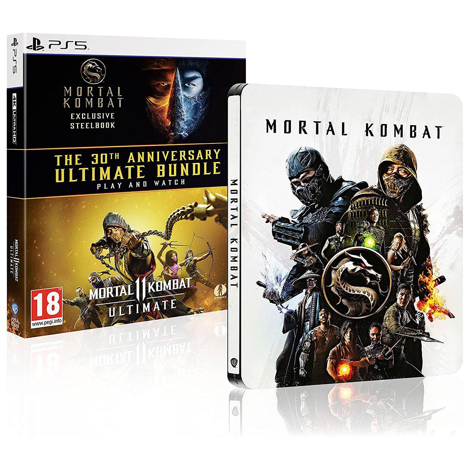 Mortal Kombat 11 Ultimate (PS5) + Мортал Комбат (2021) (4K UHD + Blu-ray) Steelbook