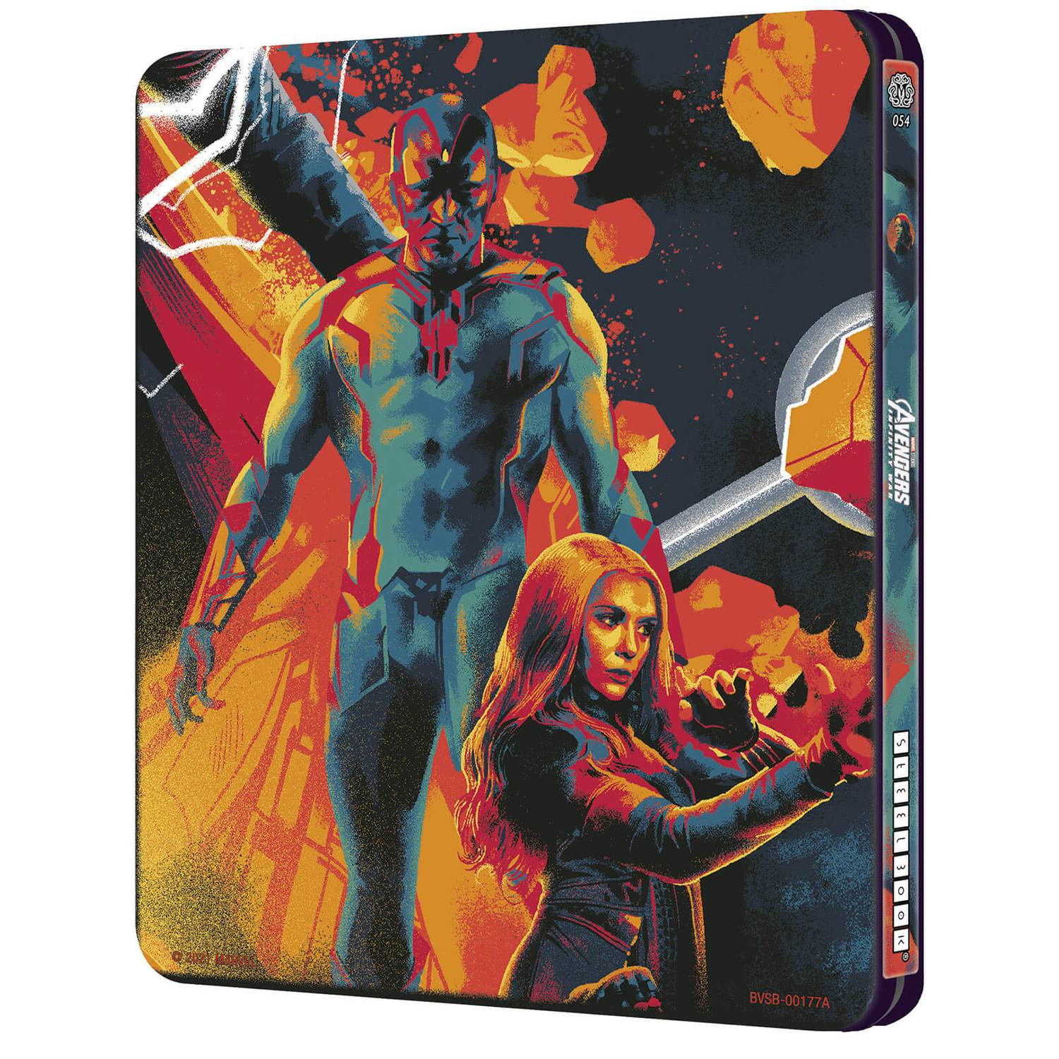 Мстители: Война бесконечности (англ. язык) (4K UHD + Blu-ray) Mondo #054 Steelbook