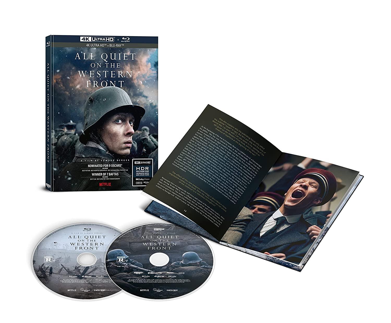 На Западном фронте без перемен (2022) (укр. яз.) (4K UHD + Blu-ray) Mediabook Limited Collector's Edition