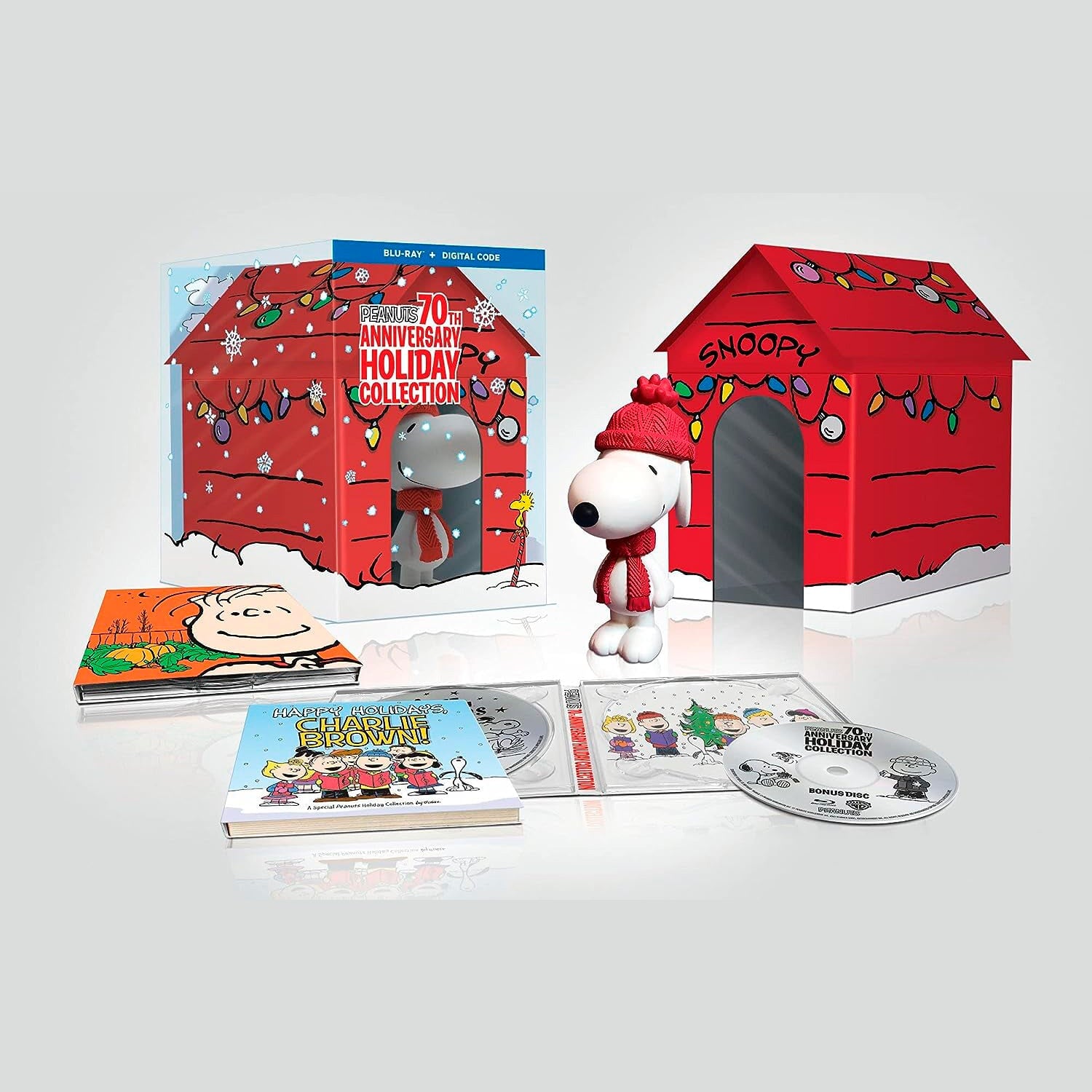 Peanuts 70th Anniversary Holiday Collection Limited Edition (англ. язык) (Blu-ray + Bonus Disc)