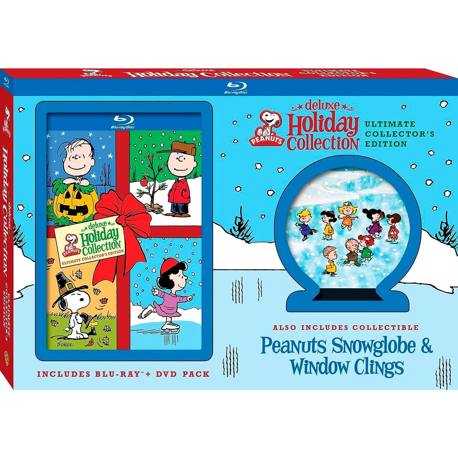 Peanuts Deluxe Holiday Collection [Ultimate Collector's Edition] (англ. язык) (Blu-ray + DVD)