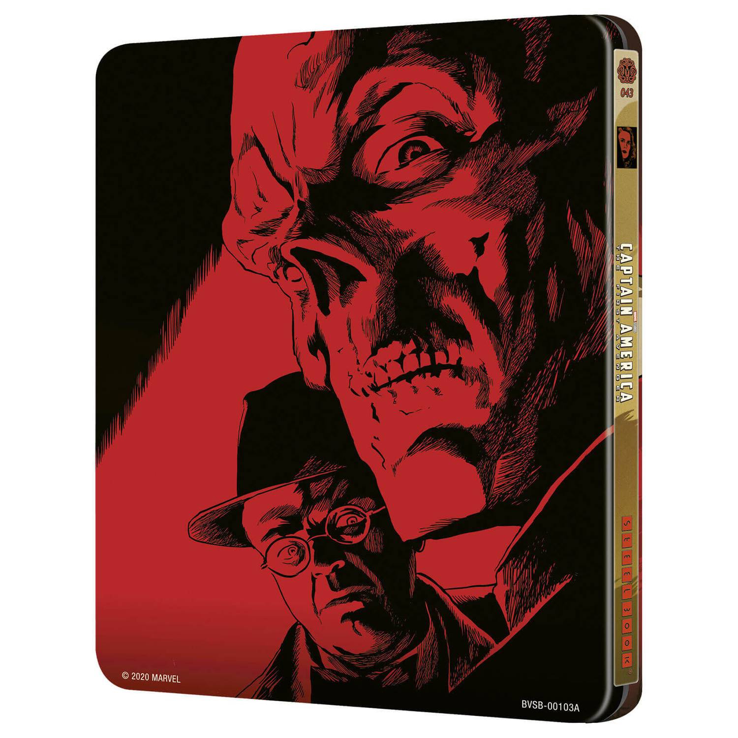 Первый мститель (англ. язык) (4K UHD + Blu-ray) Mondo #043 Steelbook