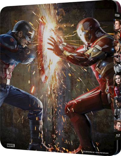 Первый мститель: Противостояние (англ. язык) 3D + 2D (2 Blu-ray) Steelbook