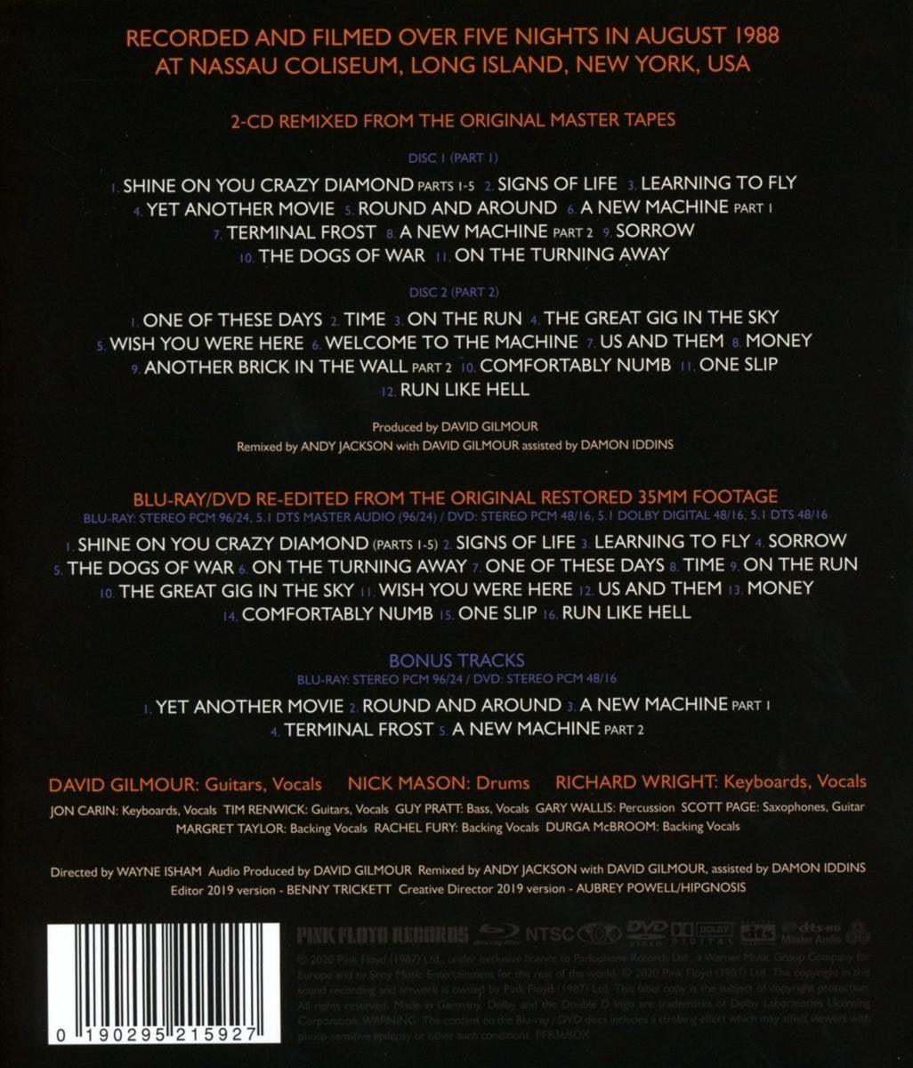 Pink Floyd: Delicate Sound of Thunder [Restored, Re-edited, Remixed] (Blu-ray + DVD + 2 CD) Super Deluxe Edition